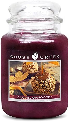 Goose Creek 24 oz. Candle Jar Caramel Applewood, Wax, Purple