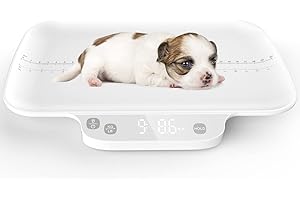 MINDPET-MED Multifunctional Scales for Newborn Pets, Throwing Scale, Accuracy ± 0.035 oz, Maximum 15 kg / 33.06 lbs, Suitable for Newborn Pets, Small Animals