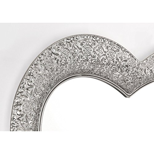 Innova Editions Marrakesch Herz – Silber (54 x 55 cm), weiß - 2