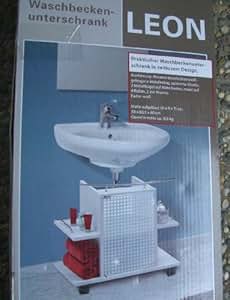 Praktischer Waschbeckenunterschrank Waschtischunterschrank in zeitlosem