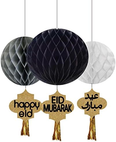 eid creations honeycomb set with tassels