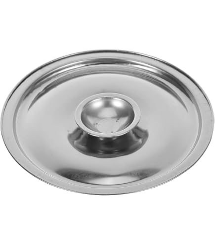 Yardwe 2er Set Mini Topfdeckel Aus Edelstahl – Ersatzdeckel 14 Cm Mit Knopfgriff Für Kleine Töpfe