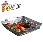 Bruzzzler Edelstahl Grill-Korb / Gemüseschale, rechteckig – 15 x 15 x 5.5 – Bild 2