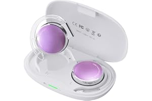 MICOOL Auriculares Bluetooth con Clip Sport V5.3, Auriculares Inalámbricos Supraaurales con luz de respiración, Auriculares Bluetooth con 4 micrófonos, Auriculares con Gancho para la Oreja Comfort Fit