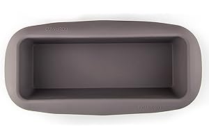 GOURMEO Stampo per Plumcake - Stampo Pane in Cassetta Rettangolare in Silicone - Teglia per Torta Pane Dolci - Impasto 300 g - Cottura in Forno fino a 230 °C - 22 cm