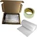 Produktbild Laptop Versand Post Box 50 x 36 x 7 cm Safe Mail + 3 M Luftpolsterfolie + Packband