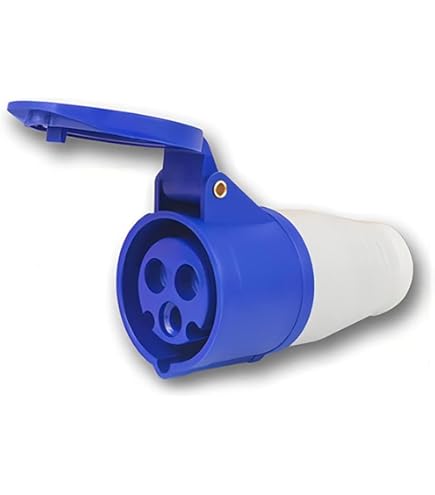 32 Amp 3pin Presa Industriale 220V-250Volt Resistente Alle Intemperie IP44 Impermeabile 2P + E 32A  13