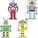 RoomMates Repositionable Childrens Wall Stickers Build A Robot