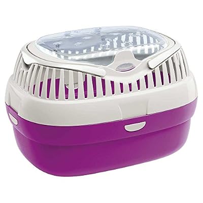 Ferplast - Aladino large - panier de Transport pour petits animaux - 36 X 26 X 23cm - fuchsia