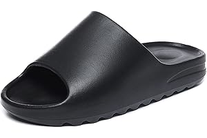 Puimentiua Claquette Antidérapant Homme Femme Pantoufles Confortable Léger Sandals Confortable Chaussures de Piscine Plage Adultes