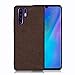 Produktbild SOOCX Cases & Covers, Für Huawei P30 / P30 Lite / P30 Plus, Slim Fit Rutschfeste Hülle Premum Leather + Canvas Fabric Handgefertigte Ledertasche Cover Back Cover Shell Ins