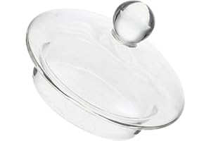 OUNONA Couvercle En Verre Transparent Pour Théière 3.2 Pouces Accessoire De Remplacement Pratique Pour Bouilloire À Thé Usage Domestique Fêtes Et Camping