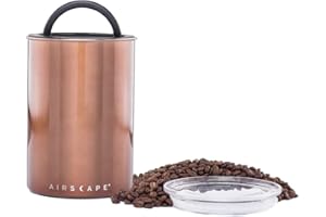 PLANETARY DESIGN Airscape Marrón Moca Bote hermético, | Acero Inoxidable