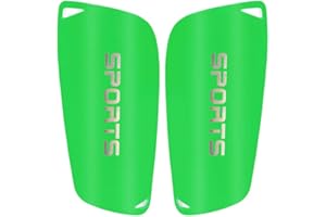 Thayakii 1 paio di parastinchi da calcio, per allenamento e competizione, protezione a doppio strato, leggeri e durevoli