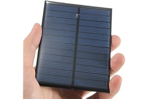 HONFITAT Bluelover 6V 1.1W Monokristallines 200Ma Mini-Sonnenkollektor Photovoltaik-Panel