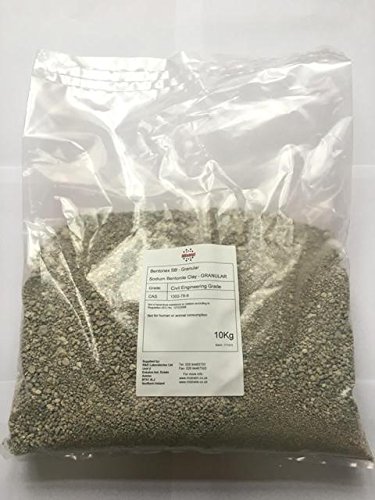 Bentonex SB Sodium Bentonite Clay 10Kg - GRANULAR - Civil Engineering Grade - Lake & Pond Sealer Pottery & ceramics (2 x 10Kg)