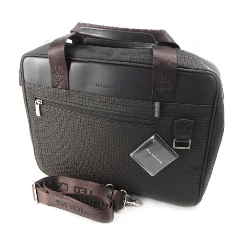 Preisvergleich Produktbild Laptop-tasche 'Ted Lapidus' braun.