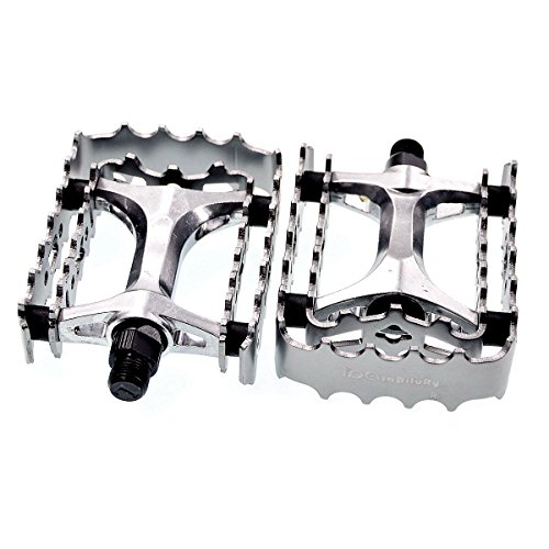 iParaAiluRy MTB pedale – Aluminiumlegierung Plattform Fahrrad Pedal mtb pedale CNC Stahlachse 9/16 „ - 4