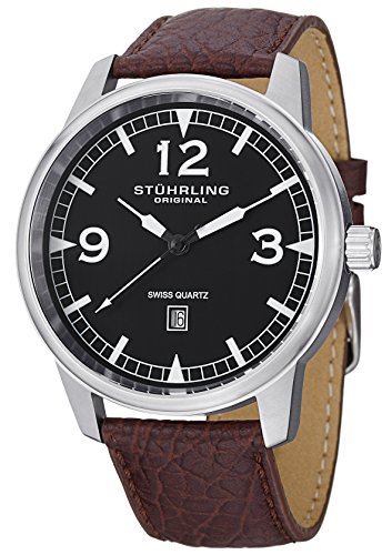 Stuhrling Original Herren-Armbanduhr Condor Analog Quarz 1129Q.01 Stuhrling Original Herren-Armbanduhr Condor Analog Quarz 1129Q.01
