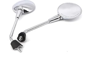 CYJXL Motorrad Spiegel For Vespa Primavera 4T-3V E2 E4 50 125 150 2T 4T 2013-2018 Motorrad-Spiegel Rearview Rückansicht Motorradzubehör Motorrad RüCkspiegel Spiegel