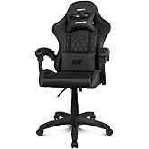 DRIFT GAMING DR35 – Silla Gaming Ergonómica Profesional con Reposabrazos 2D Ajustables, Soporte Lumbar y Cervical, Reclinable