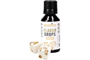 NUTRIFY Flavor Drops Nougat 30 ml, Aromatropfen ohne Kalorien, mehr Nougatgeschmack in Lebensmittel & Getränke, zuckerfrei, fettfrei, vegan, ohne künstliche Farbstoffe