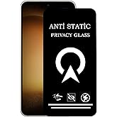 Samsung Galaxy S23 ile Uyumlu Tam Kaplayan Anti Statik G&ouml;r&uuml;nmez Safir Ekran Koruyucu Hayalet Cam