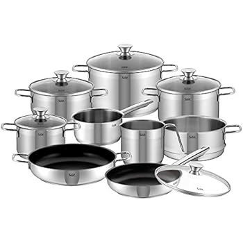 Silit Topf-Set 10-teilig Bratentopf Fleischtopf