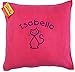 Spoilt Rotten Kids Hot Pink Cuddle Cushion with Choice of Design & Any Name Embroidered - Please Write Name & Picture Motif to be Embroidered in The Gift Note Box - This Appears on the WRAP Page During Checkout