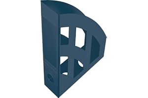 Helit H2661034 - segregator stojący "the green bridge", DIN A4-C4, z tworzywa sztucznego pochodzącego z recyklingu, certyfikat "Niebieski anioł", niebieski, 1 sztuka