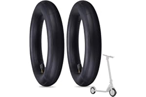CHUER Cámaras de Aire, 2 Pack Tubo Interior Ruedas de Repuesto de Patinete Eléctrico Neumático Scooter Rueda Cámaras de Aire Compatible con XiaoMi M365-8 1/2 x2