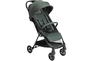 Chicco Poussette Urbino, 0 plus Mois - 22 Kg, Poussette Bebé Légere et Compacte, Confortable, Pliage d'une seule main, Capote Extensible avec Protection Contre la Pluie UV50 Plus, Repose-Jambes, Vert