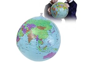 365 SAVER Saver 40cm monde gonflable éducation globe terrestre atlas carte ballon de plage la science de la géographie