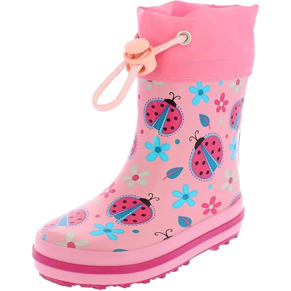 Beck Fille Cupcake Bottes & Bottines De Pluie Rose - Caoutchouc Naturel