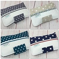 Windeltasche STERNE ** freie FARBWAHL ** auch mit NAMEN & passender Schnullerkette