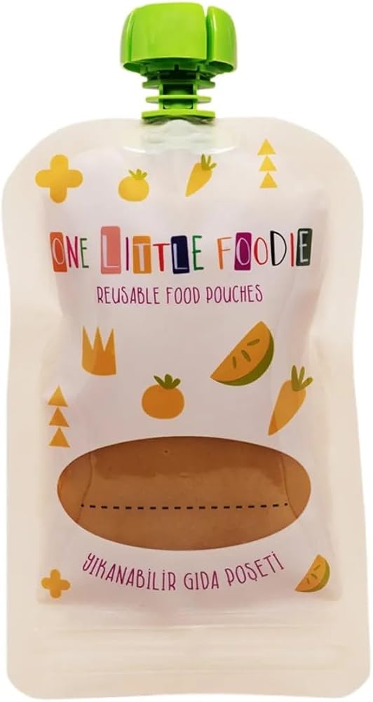 One Little Foodie Yıkanabilir Gıda Poşeti (5'li)