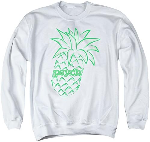 Psych - Mens Pineapple Sweater, Small, White