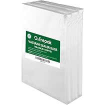 Sacchetti sottovuoto per alimenti a 300 punti, 20,3 x 30,5 cm, spessi, senza BPA, compatibili con tutte le macchine VA, risparmiatore di cibo, tenuta