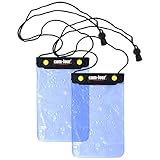 WASSERDICHT: Die leichte, wasserresistente Tasche mit luftdichtem Verschluss schützt Mobilgeräte effektiv vor Staub, Schmutz, Wasser, Sand und anderen Einflüssen!