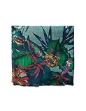  Desigual Damen Foulard_Tropicalia Schal, Grün (Green Paty 4070), One Size (Herstellergröße: U)
