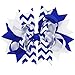 New Fashion Bow-knot with Wave Alligator Clip Cute Girl Hairpin Multicolor - Royal Blue, 15,5 * 8 * 2cm