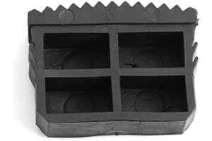 ‎RIUTY 2 Stück rutschfeste Ersatz-Gummifüße, Allgemeine Gummileiterfüße, rutschfeste Leiterfüße Haushaltsleiterfüße Stufenleiter Füße Schützen Sie Böden und Möbel für Box-Step und Verlängerungsleiter