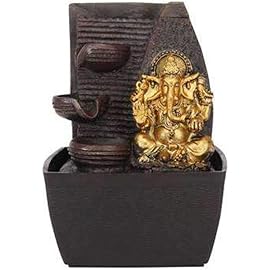 Ivy HomeStop Ganesha Fountain (Gold, Free Size)