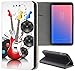 Price comparison product image Case for Huawei P10 Lite Premium Smart Single Sided Flip Cover Phone Case Huawei P10 Lite P10 Lite Design 1606 Gitarre Schallplatte Lautsprecher Musik