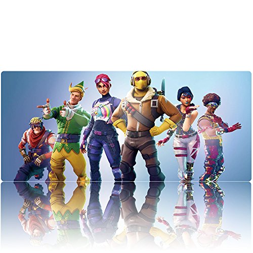 Beyme Professional Gaming Mouse Pad, Custom Design Stitched Edges Waterproof Non-Slip Rubber Base Mousepad Great for Laptop, Computer & PC (90x40 Baolei daqiang new)