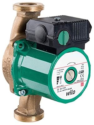 Wilo 4029062 Star-Z 25/2 EM 230V Pompe de Circulation d'Eau Chaude Sanitaire, Corps de Pompe en Laiton