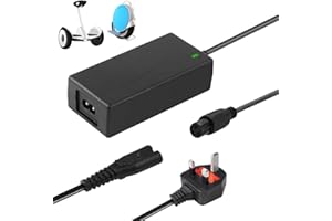 AVCXEC Electric Scooter Charger - 42V 2A, 36V Lithium Battery Charger for Hoverboard and Scooter