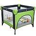 Monsieur Bébé ® Foldable baby playpen 90cm x 90cm with mattress + carrying bag - Three colors - Standard NF EN12227