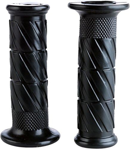 BANDIT MOTORCYCLE MOTORBIKE RUBBER HANDLE BAR HAND GRIP PAIR 22 TO 25 MM UNIVERSAL SIZE 7/8 INCH