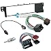 Produktbild BMW Serie 3 E46 (1999 – 2007) Montage-Kit (Rahmen, Adapter, ISO-Stecker und 2 Antennen-Adapter) KIT: Pines planos + Pines redondos